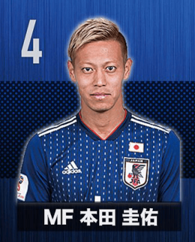 サッカー日本代表本田圭佑選手